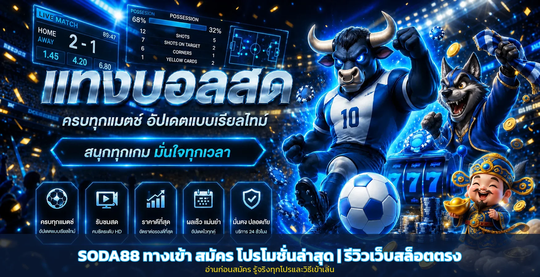 SODA88 ทางเข้า สมัคร โปรโมชั่นล่าสุด | เว็บสล็อตตรง